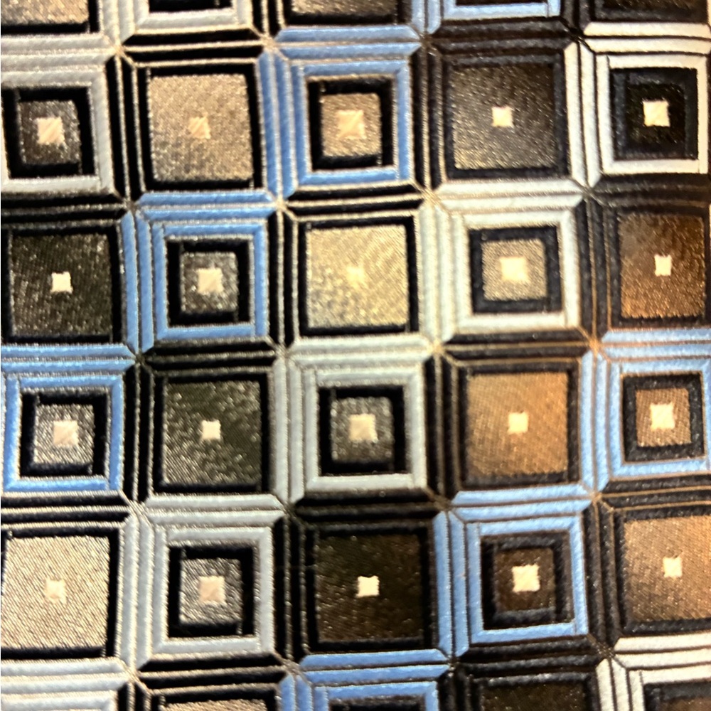 Croft & Barrow Geometric Silk-Feel Tie - Picture 5 of 5